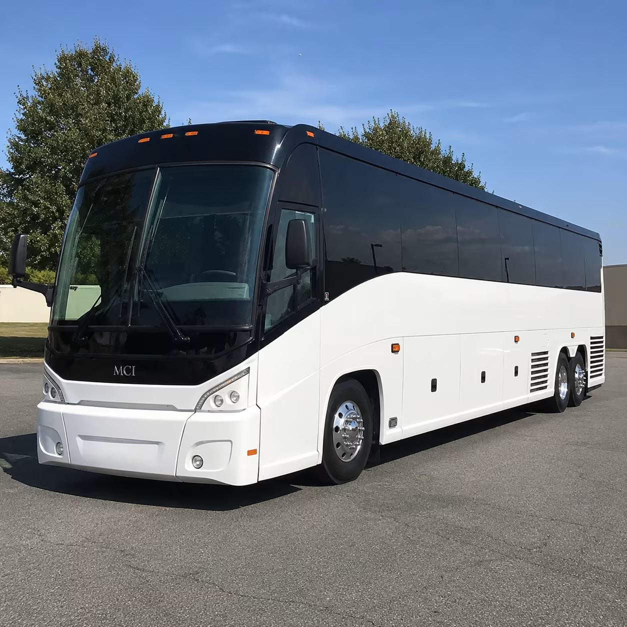 union city charter bus rental exterior