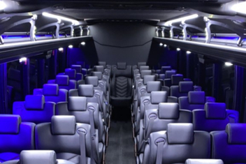 Union City Charter Bus Interior