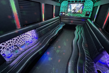 Union City Limo Bus Interior